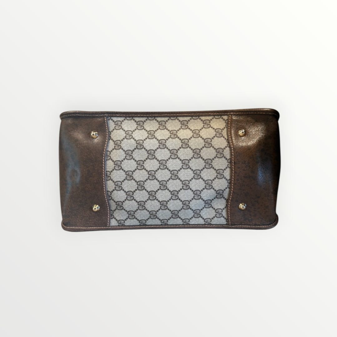 GUCCI GG SUPREME TOP HANDLE BAG