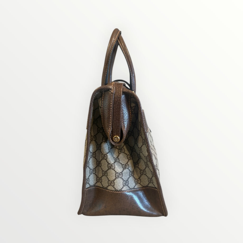 GUCCI GG SUPREME TOP HANDLE BAG