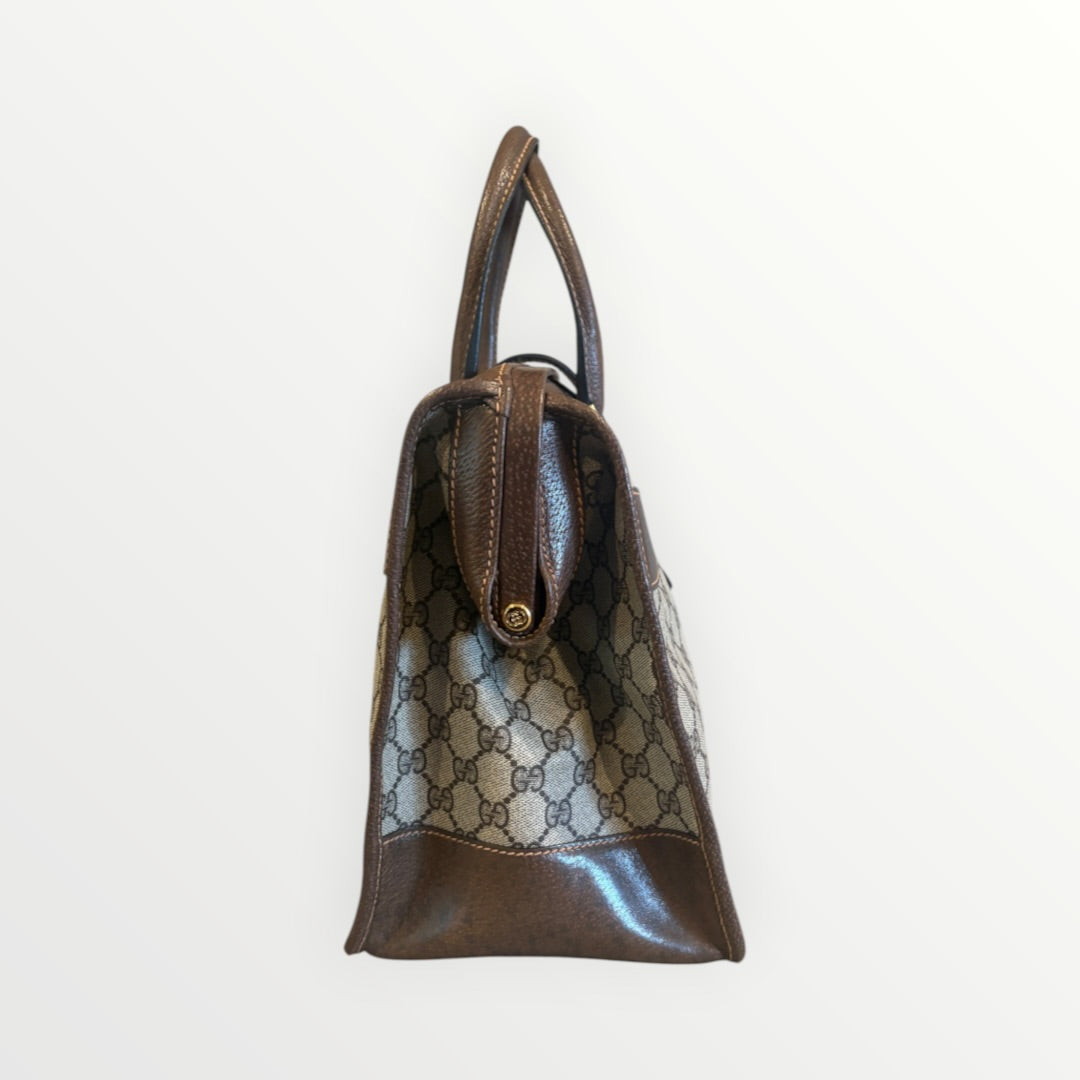 GUCCI GG SUPREME TOP HANDLE BAG