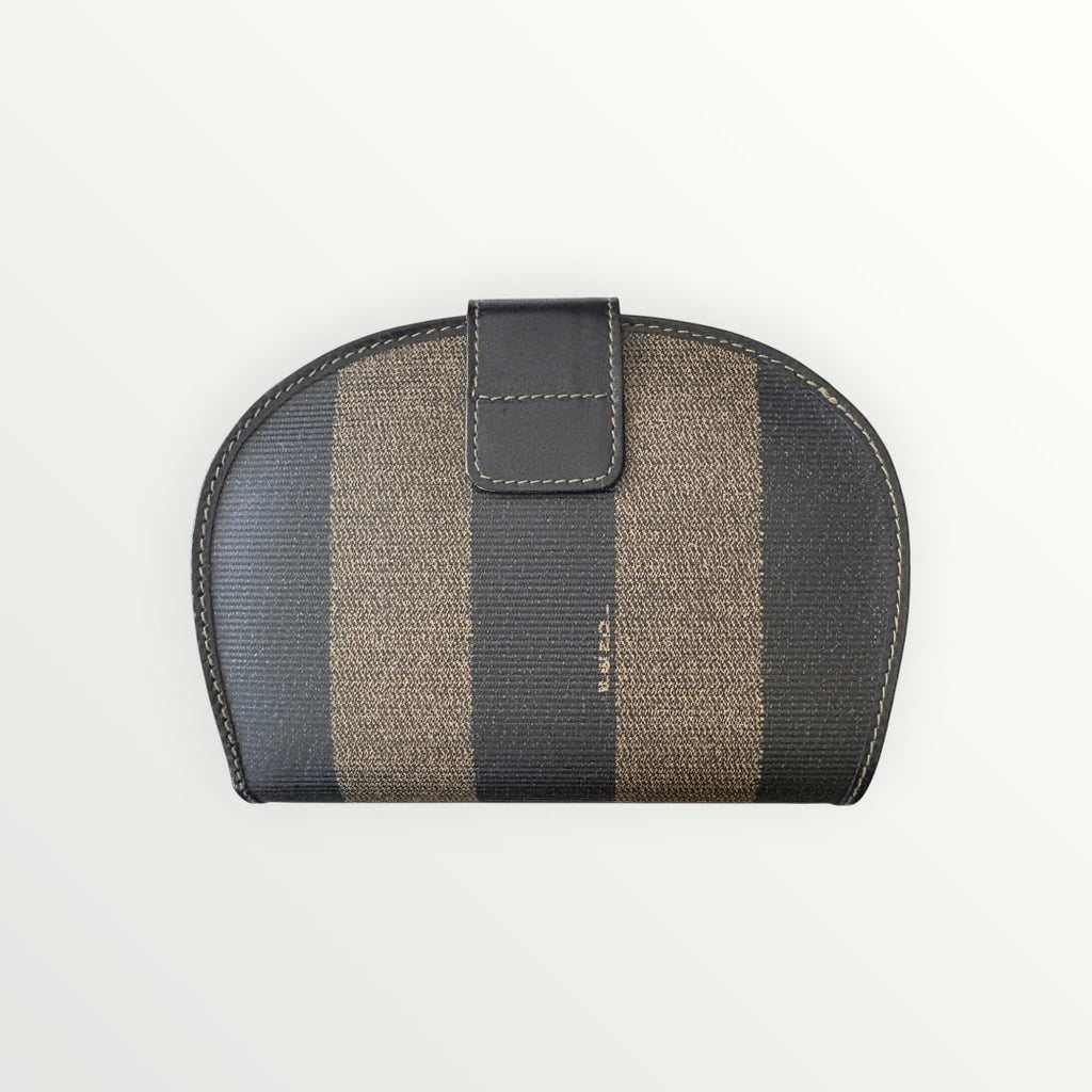 FENDI PEQUIN HALF MOON WALLET