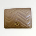 GUCCI GG MARMONT MATELASSÉ COMPACT WALLET