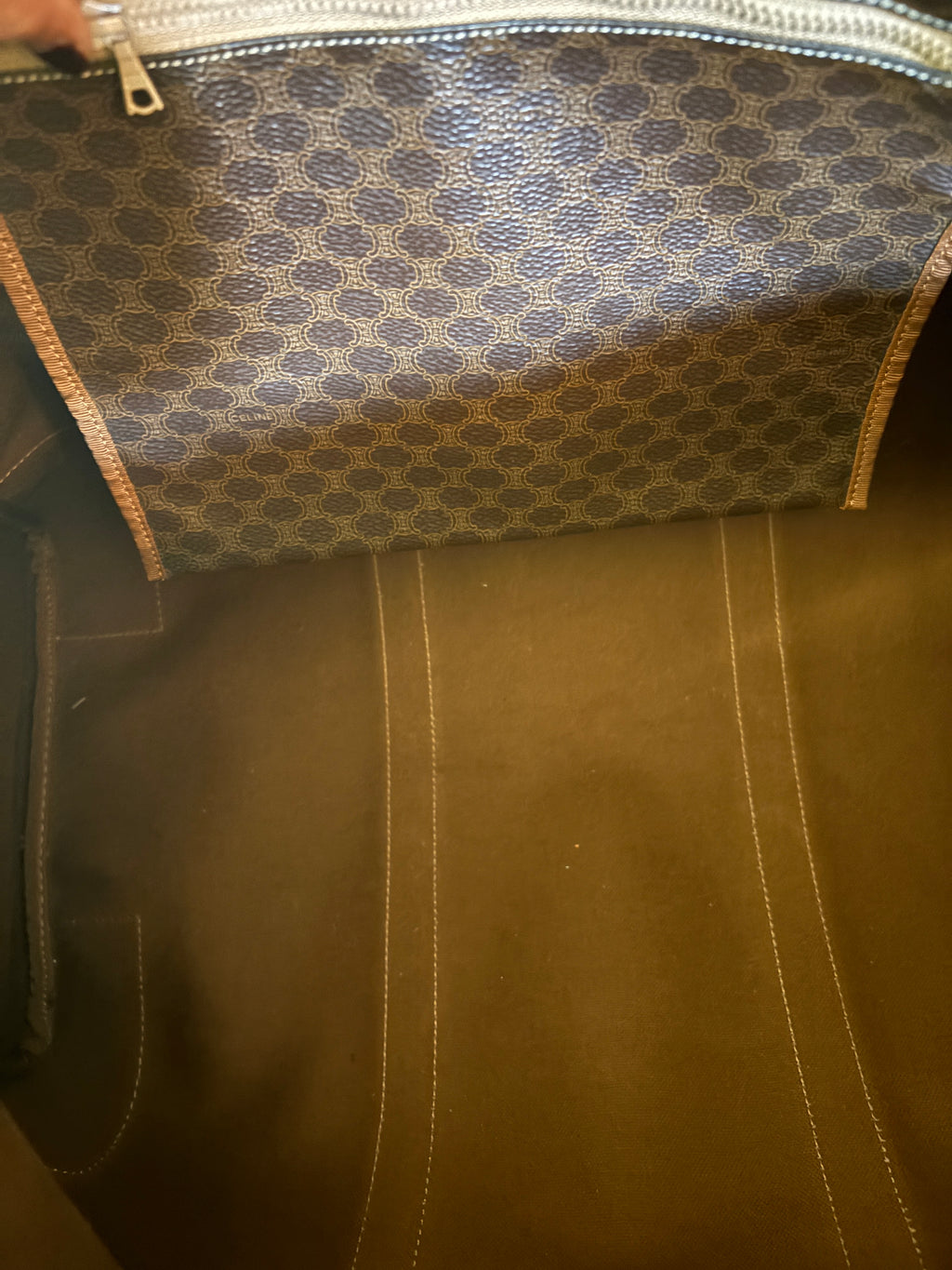 CELINE MACADAM BOSTON WEEKENDER DUFFEL