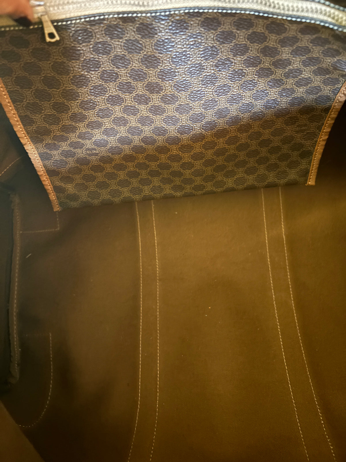 CELINE MACADAM BOSTON WEEKENDER DUFFEL
