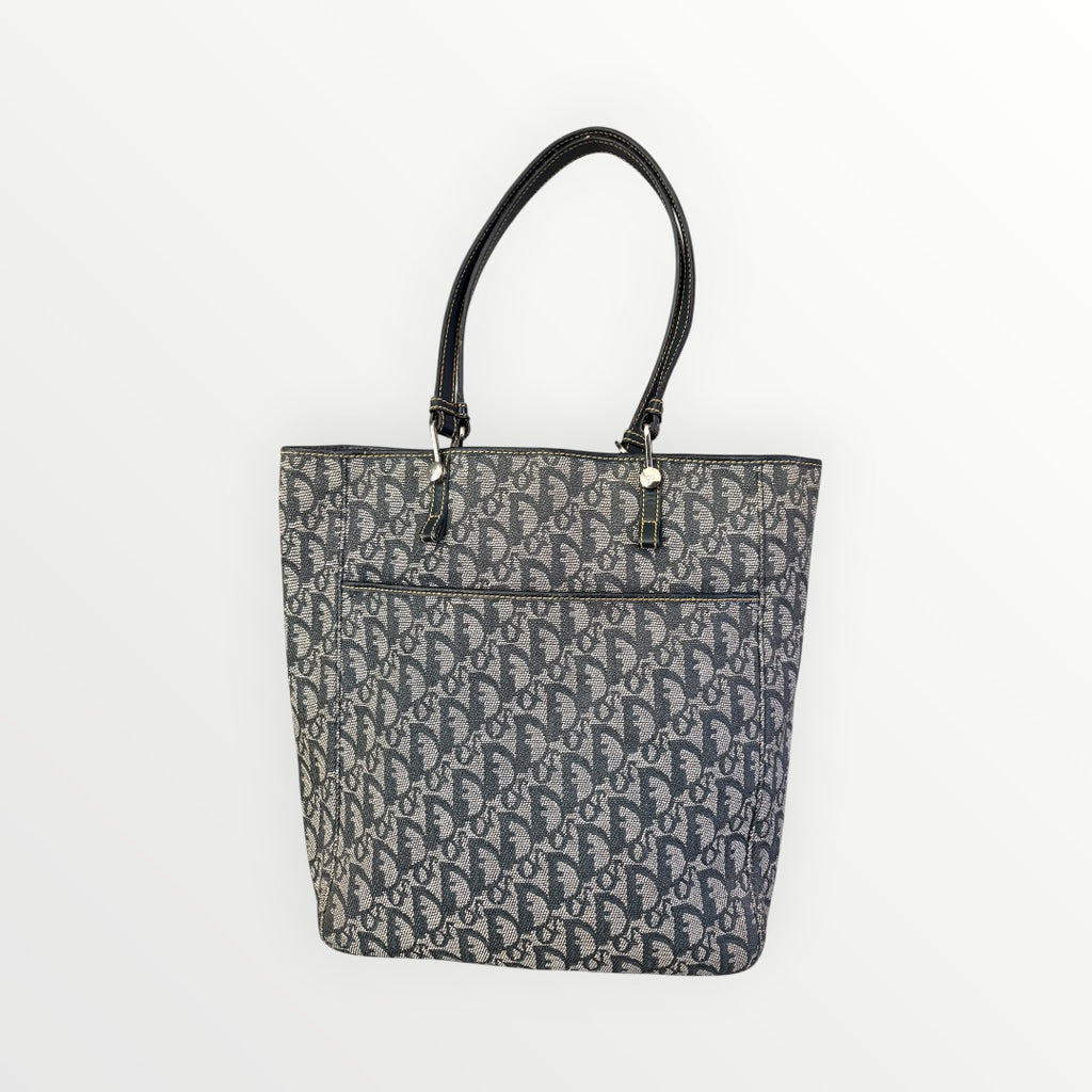 CHRISTIAN DIOR OBLIQUE TROTTER VERTICAL TOTE