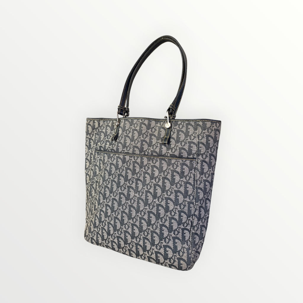 CHRISTIAN DIOR OBLIQUE TROTTER VERTICAL TOTE