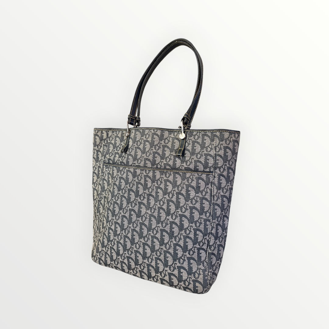 CHRISTIAN DIOR OBLIQUE TROTTER VERTICAL TOTE