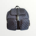 GUCCI BLACK GG JACKIE LOCK BACKPACK