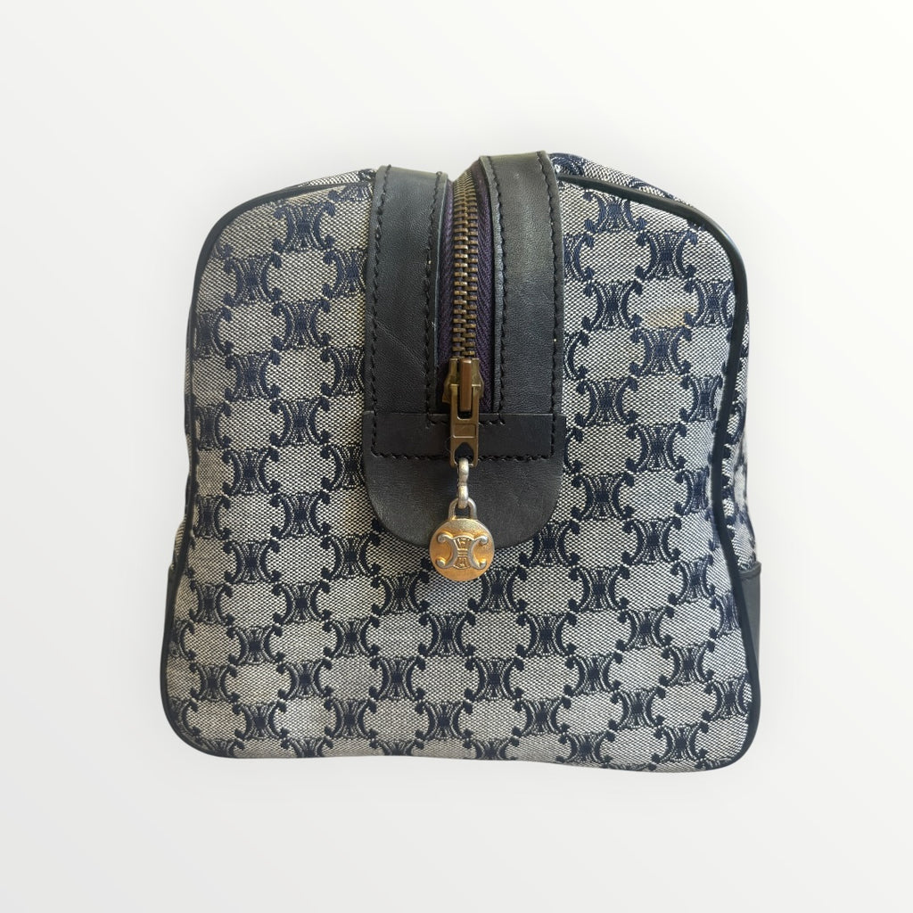 CELINE TRIOMPHE CANVAS BOSTON BAG