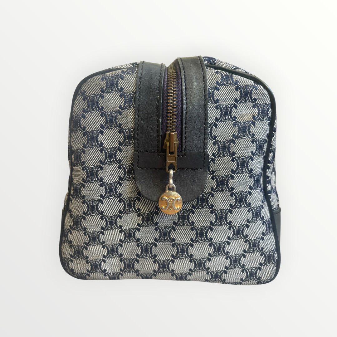 CELINE TRIOMPHE CANVAS BOSTON BAG