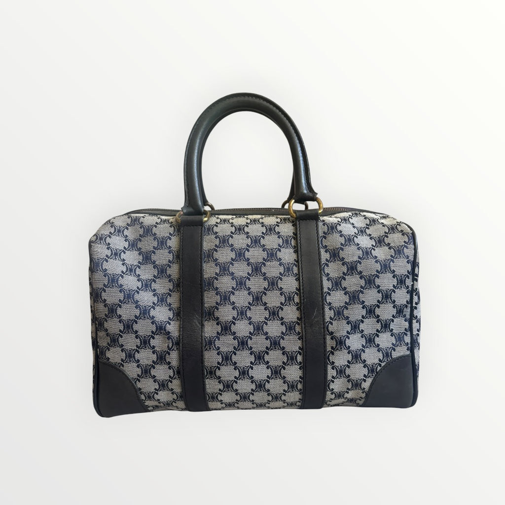 CELINE TRIOMPHE CANVAS BOSTON BAG