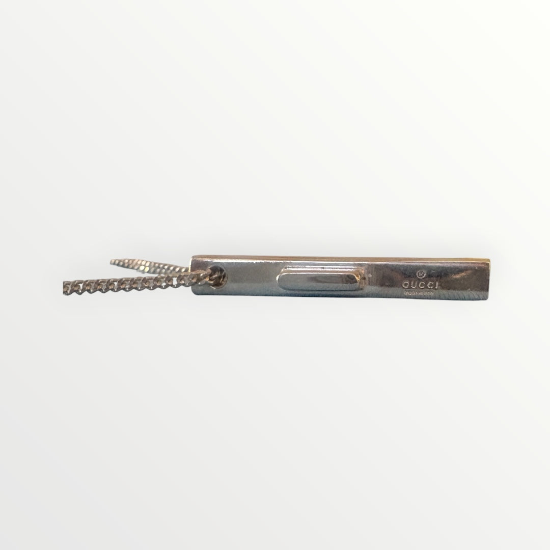 GUCCI CROSS PENDANT NECKLACE