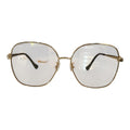 GUCCI OVERSIZED WIRE FRAME SUNGLASSES