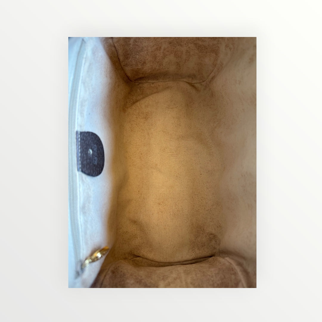 GUCCI GG SUPREME SHERRY LINE BOSTON BAG