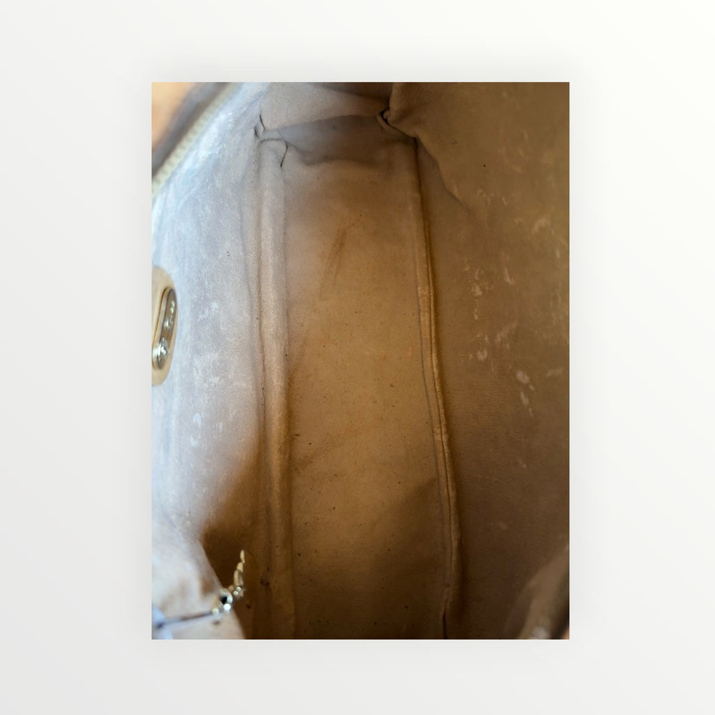 GUCCI GG SUPREME SHERRY LINE SHOULDER BAG