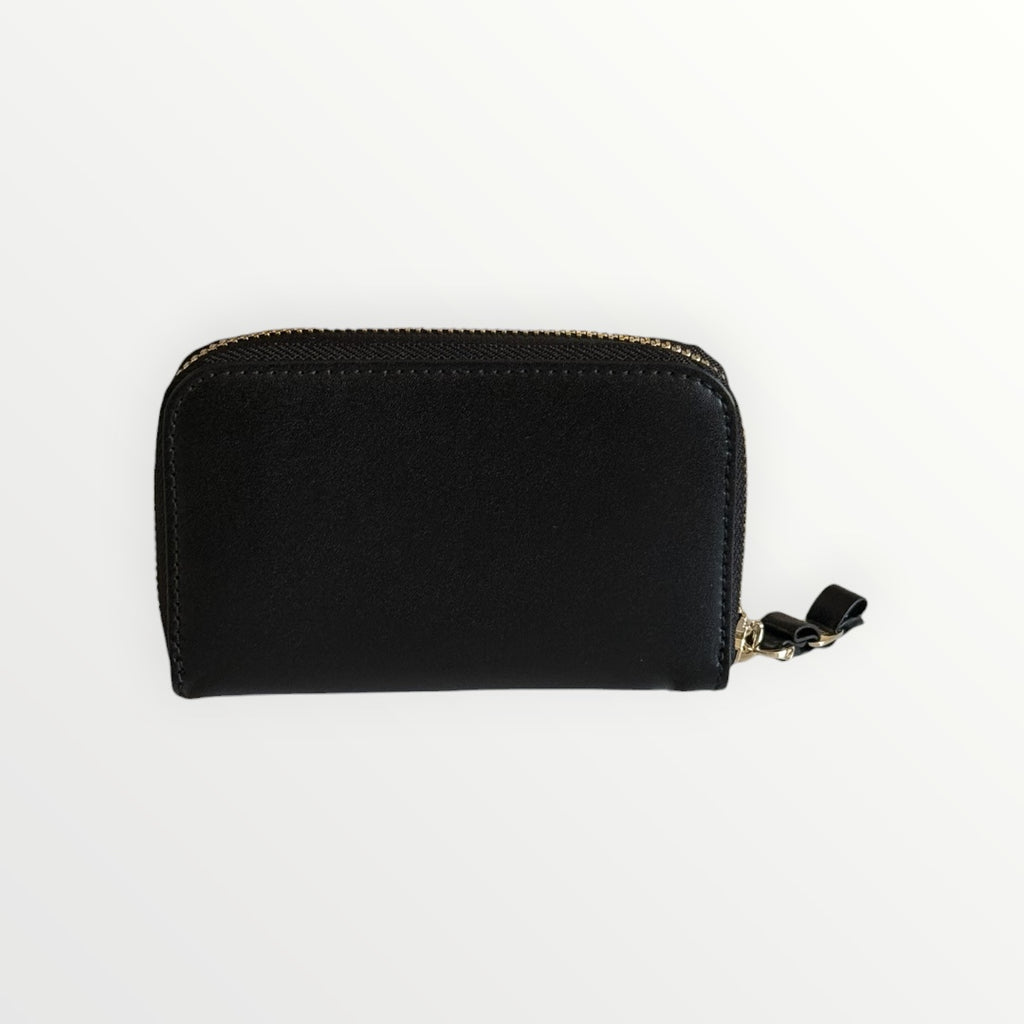 FERRAGAMO VARA BOW LEATHER ZIP WALLET