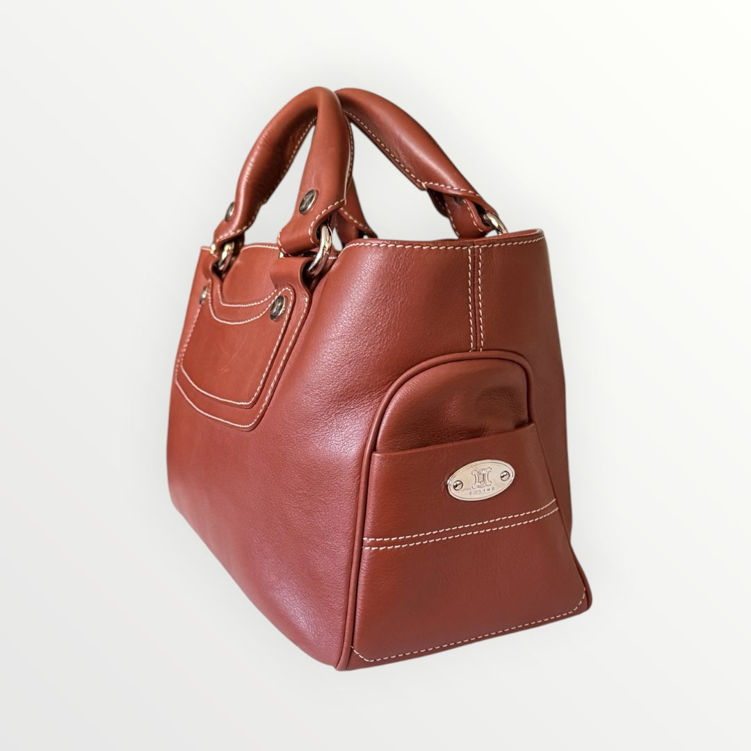 CELINE LEATHER BOOGIE BAG