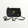BALLY QUILTED LEATHER CHAIN SHOULDER BAG