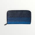 BOTTEGA VENETA INTRECCIATO ZIP-AROUND TRAVEL ORGANIZER WALLET