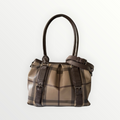 BURBERRY SMOKED CHECK SMALL NORTHFIELD BAG