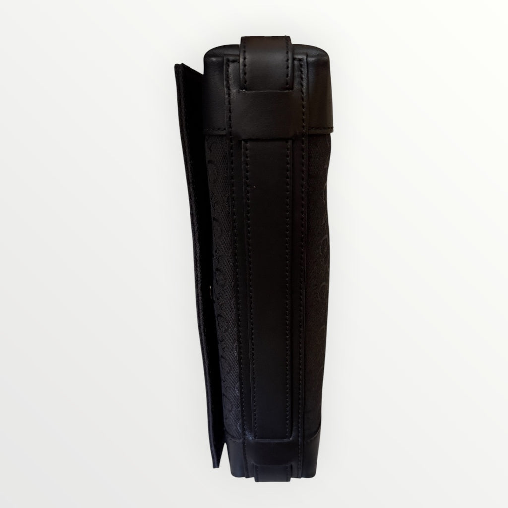 CELINE C-MACADAM CANVAS SHOULDER BAG