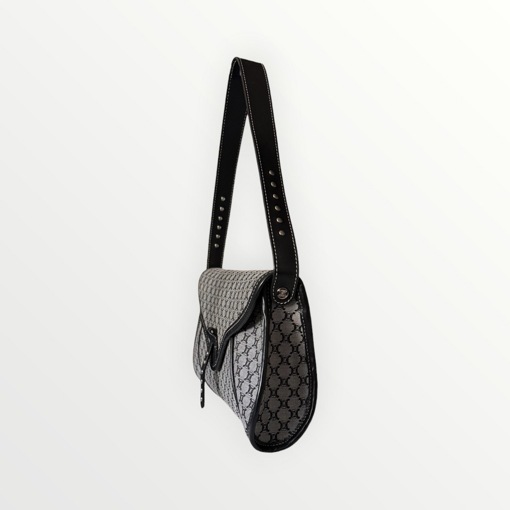 CELINE MACADAM POULBOT SHOULDER BAG