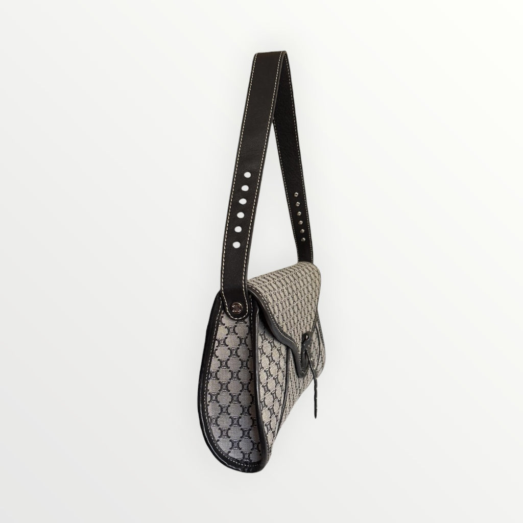 CELINE MACADAM POULBOT SHOULDER BAG