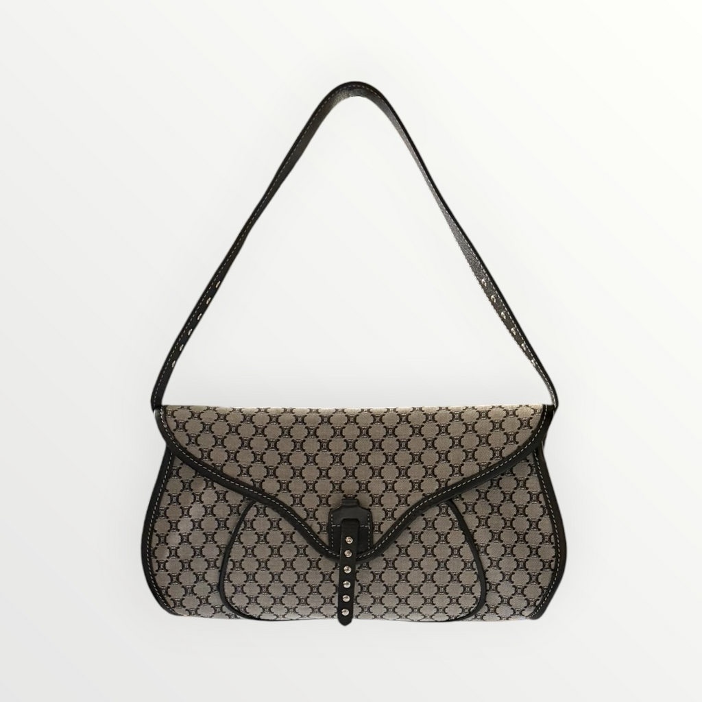 CELINE MACADAM POULBOT SHOULDER BAG