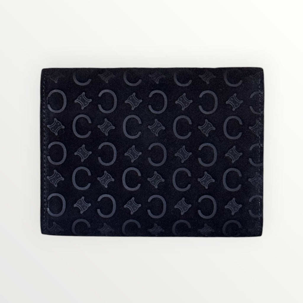 CELINE C-MACADAM MONOGRAM MEDIUM FLAP WALLET