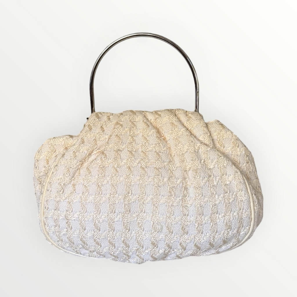 CHANEL TWEED BOUCLE KNITTING BAG