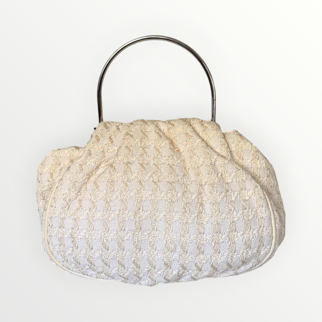 CHANEL TWEED BOUCLE KNITTING BAG