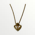 DIOR CD HEART PENDANT NECKLACE