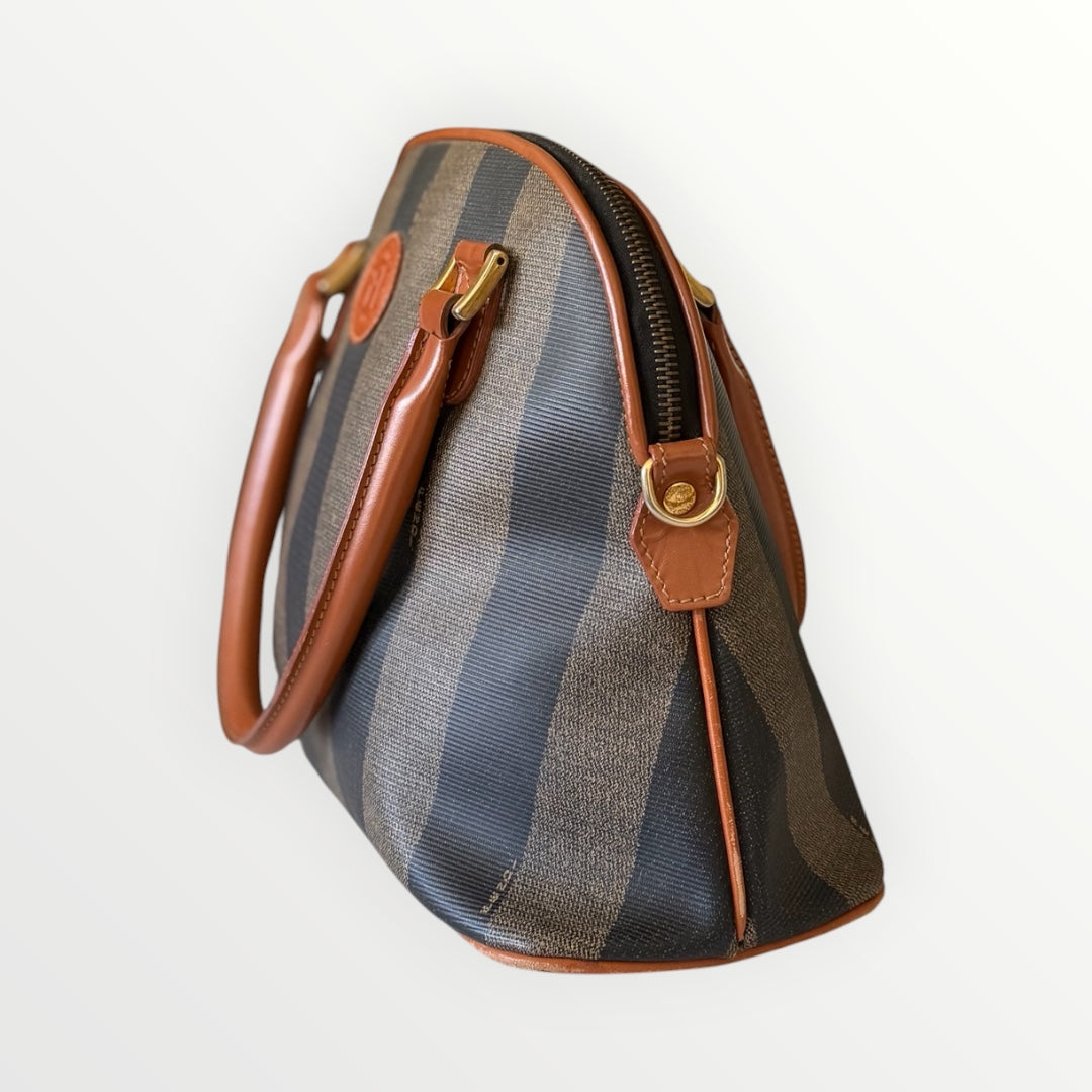 FENDI PEQUIN STRIPE DOME BAG