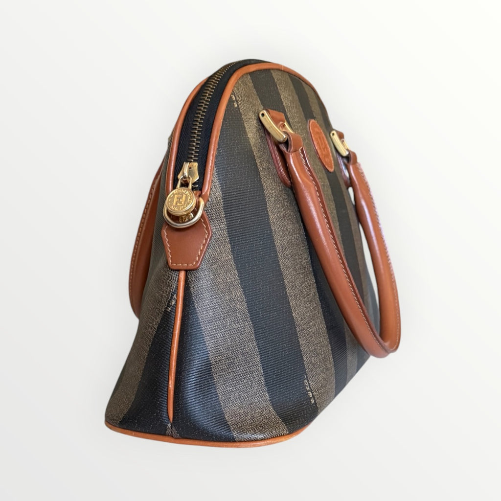FENDI PEQUIN STRIPE DOME BAG