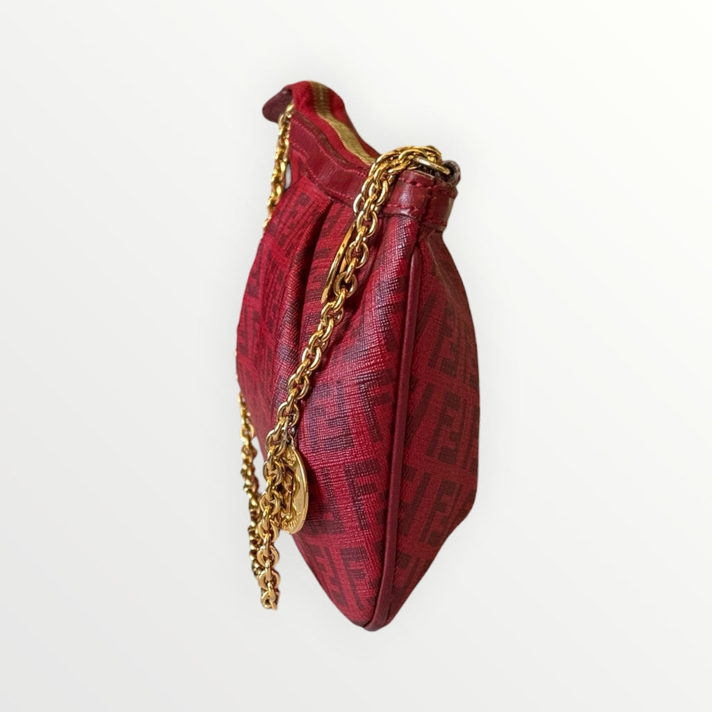 FENDI ZUCCHINO CHARM CHAIN POCHETTE