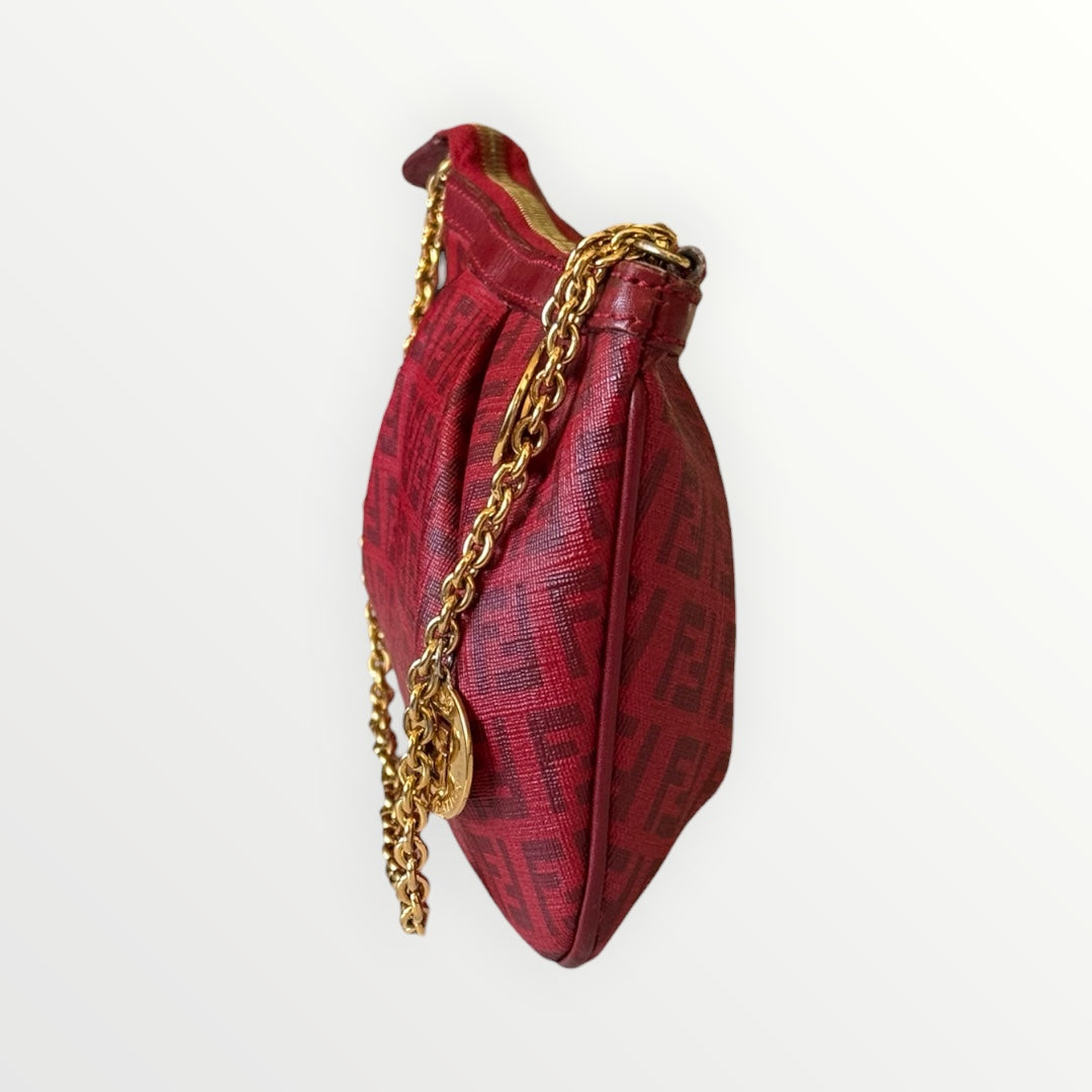 FENDI ZUCCHINO CHARM CHAIN POCHETTE