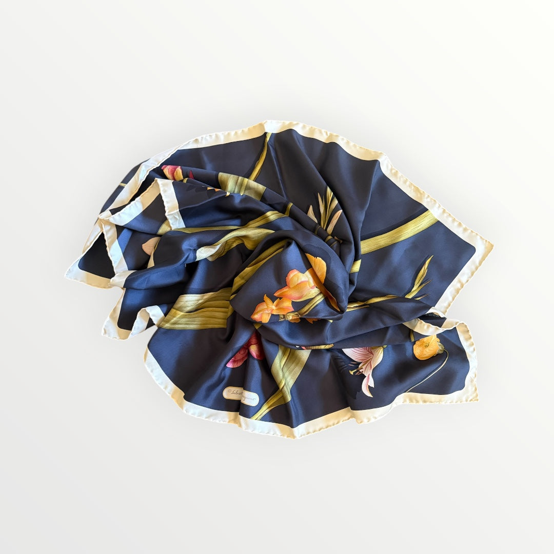 FERRAGAMO BOTANICAL SILK SCARF