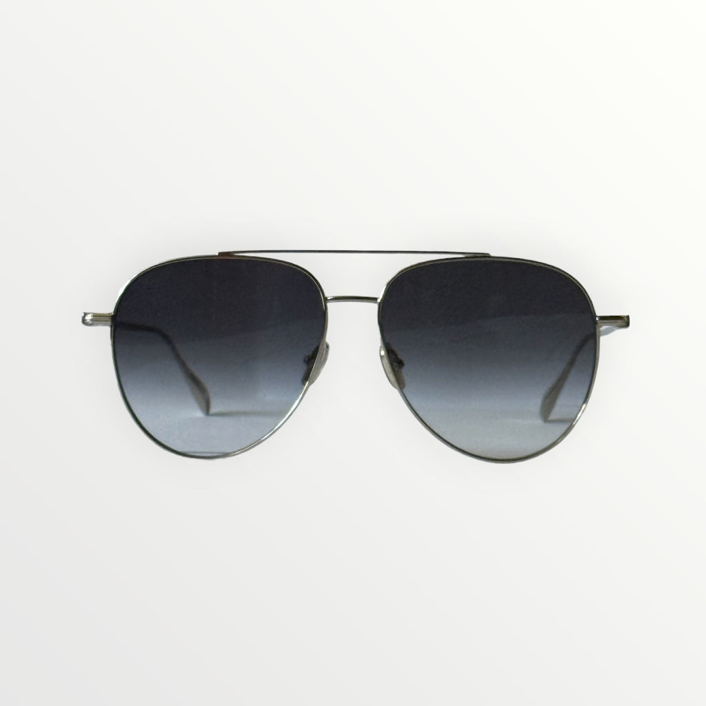 FERRAGAMO GANCINI EVOLUTION METAL PILOT AVIATOR SUNGLASSES