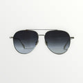 FERRAGAMO GANCINI EVOLUTION METAL PILOT AVIATOR SUNGLASSES