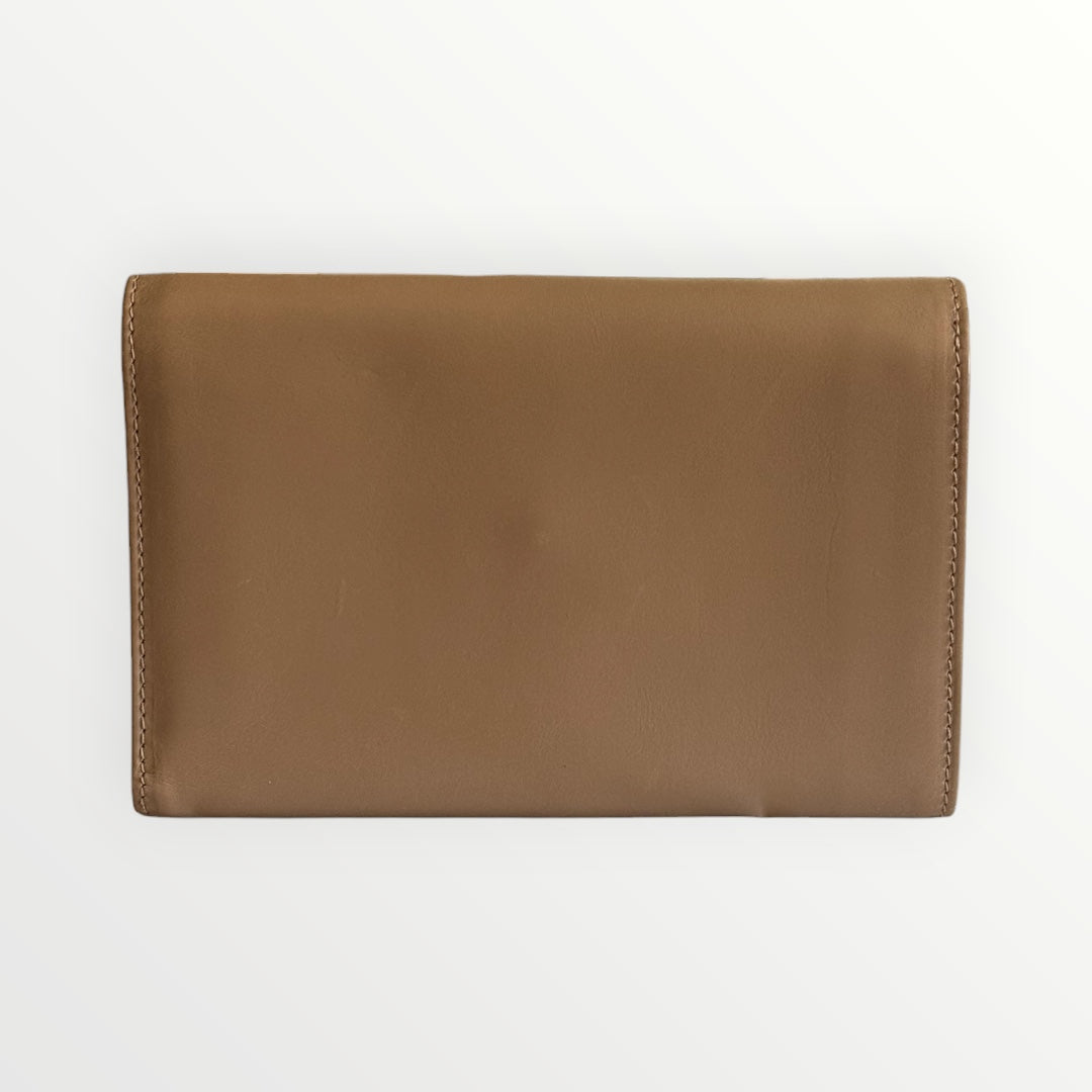 FERRAGAMO GANCINI LEATHER WALLET