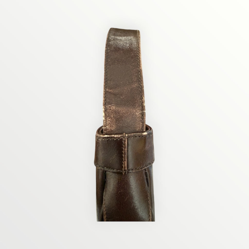 GUCCI LEATHER SHOULDER BAG