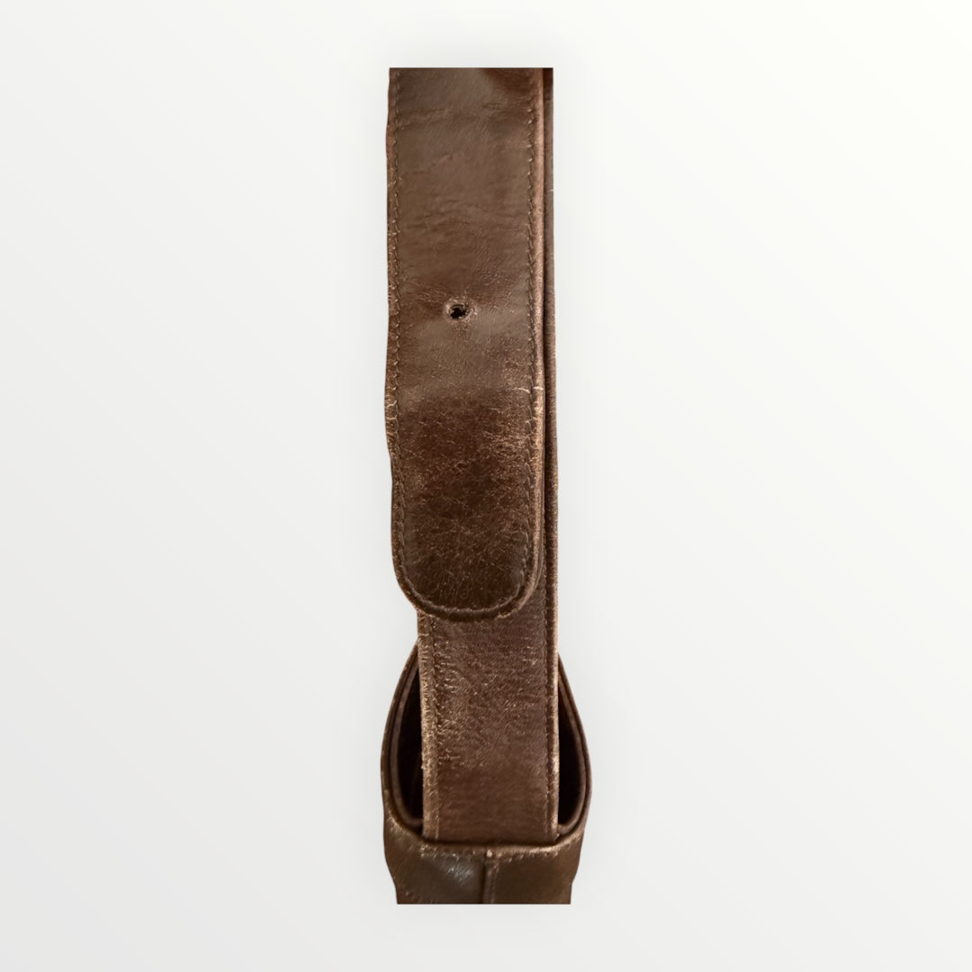 GUCCI LEATHER SHOULDER BAG