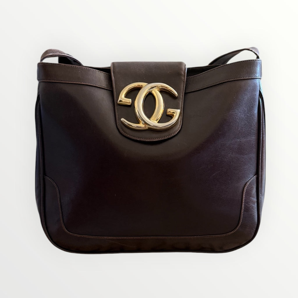 GUCCI LEATHER SHOULDER BAG