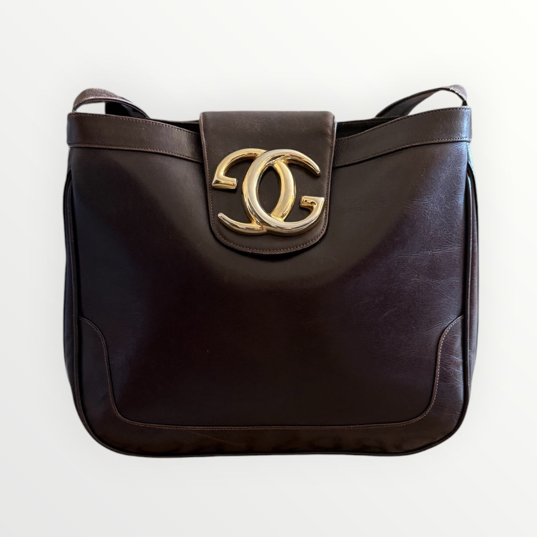 GUCCI LEATHER SHOULDER BAG