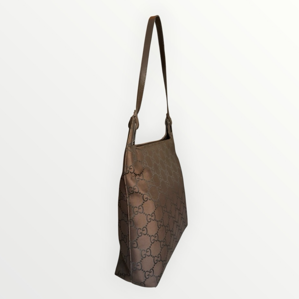 GUCCI GG MONOGRAM CANVAS SHOULDER BAG
