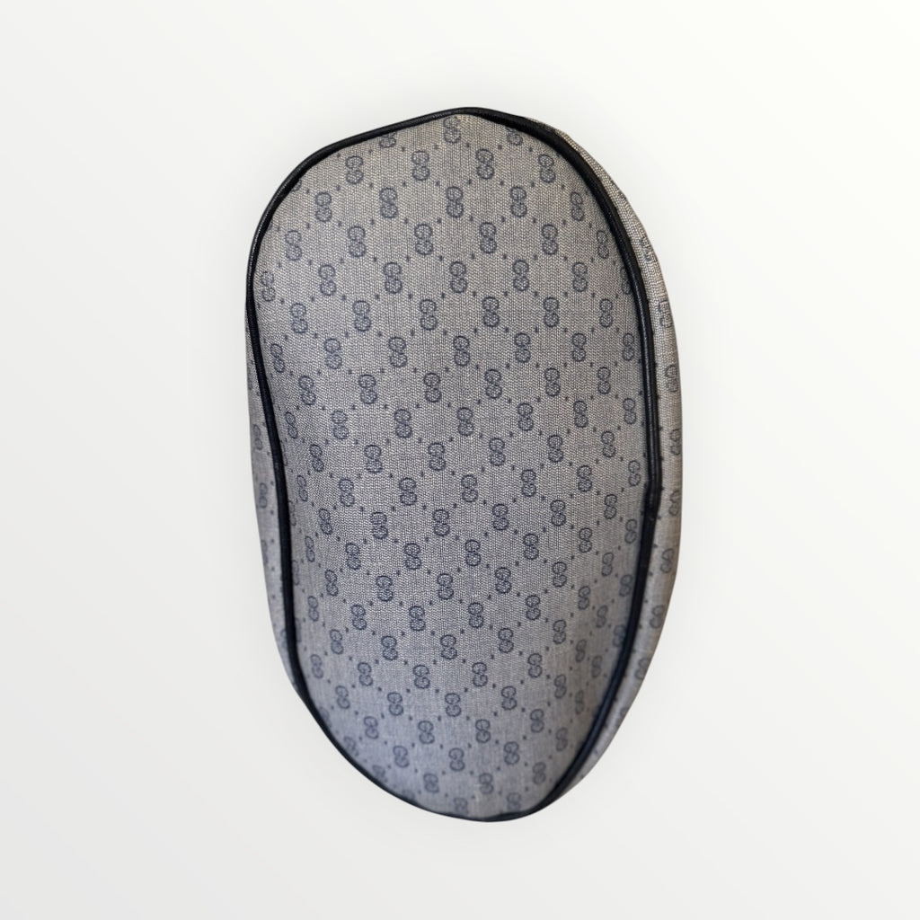 GUCCI MICRO GG MONOGRAM CANVAS DRAWSTRING BUCKET BAG