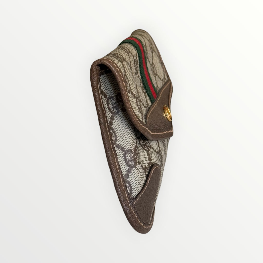 GUCCI GG SUPREME SHERRY LINE POUCH