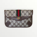 GUCCI GG SUPREME SHERRY LINE POUCH