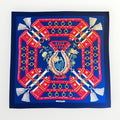 HERMÉS AUX CHAMPS CARRÉS 90 SILK SCARF