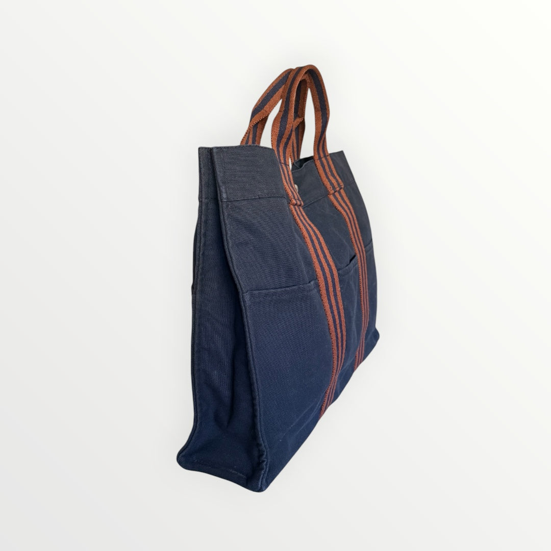 HERMÈS CANVAS FOURRE TOUT MM TOTE