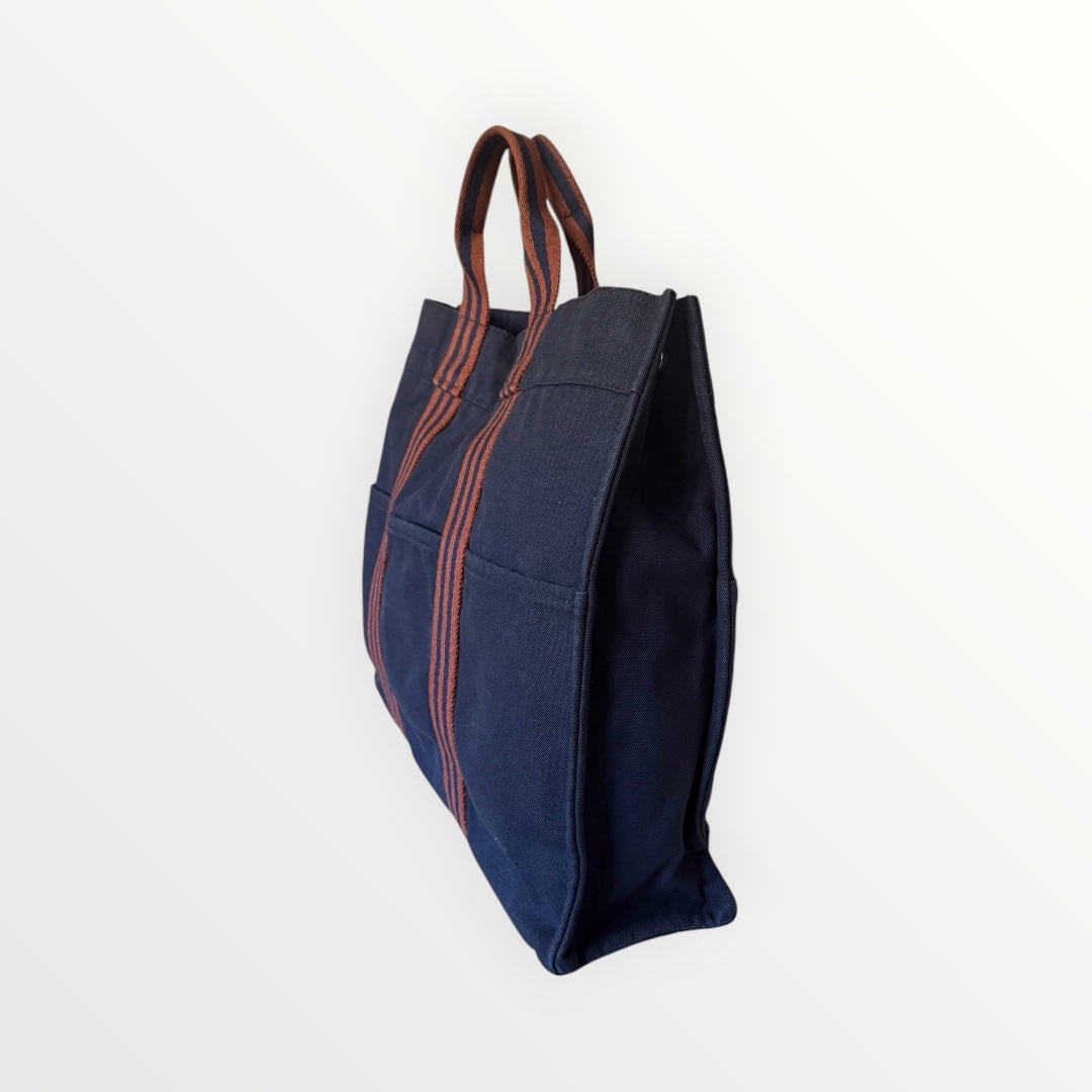 HERMÈS CANVAS FOURRE TOUT MM TOTE